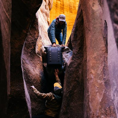 YETI Hopper® M20 Backpack Soft Cooler PDP Overview Image Lifstyle M20 Feature Ultra Durable 1x yeticoolershop.com