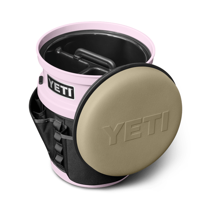 The Fully-Loaded Bucket With Tan Swivel Seat Site Studio Outdoor Living Loadout Bucket Swivel Seat Tan on Cherry Blossom 3qter Loaded 10527 B 2400x2400 YETI Cooler Shop