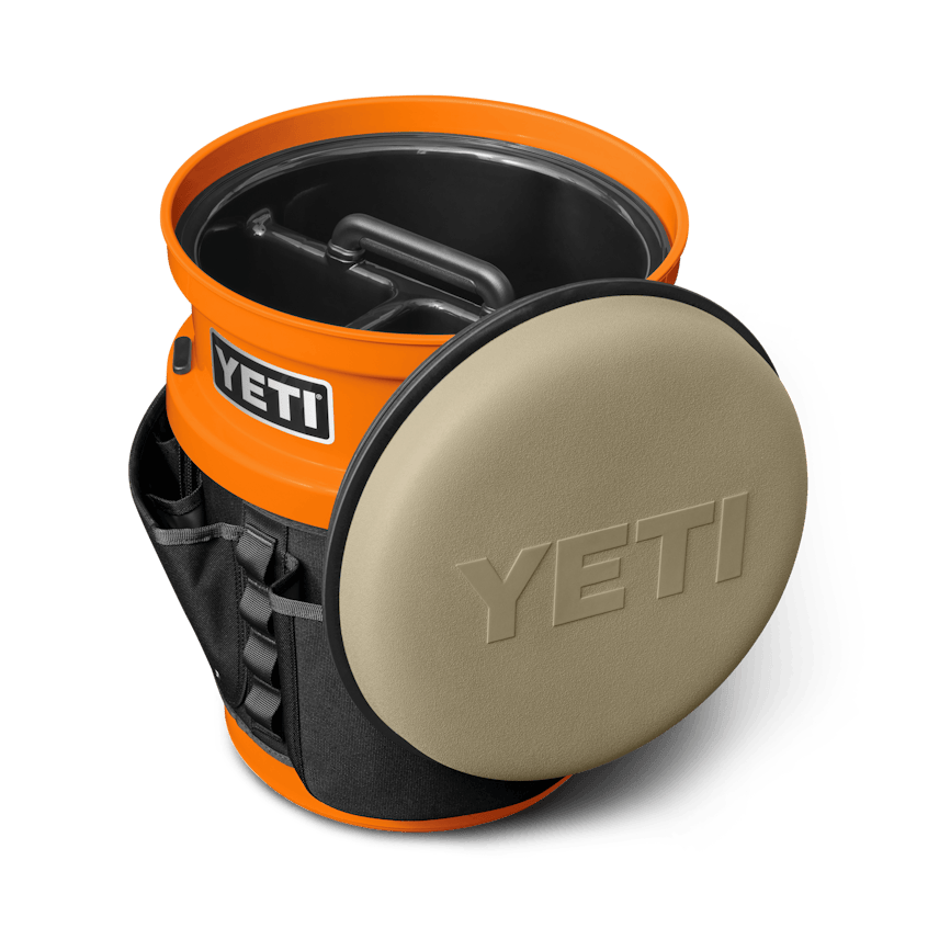 The Fully-Loaded Bucket With Tan Swivel Seat Site Studio Outdoor Living Loadout Bucket Swivel Seat Tan on KCO 3qter Loaded 10527 B 2400x2400 YETI Cooler Shop