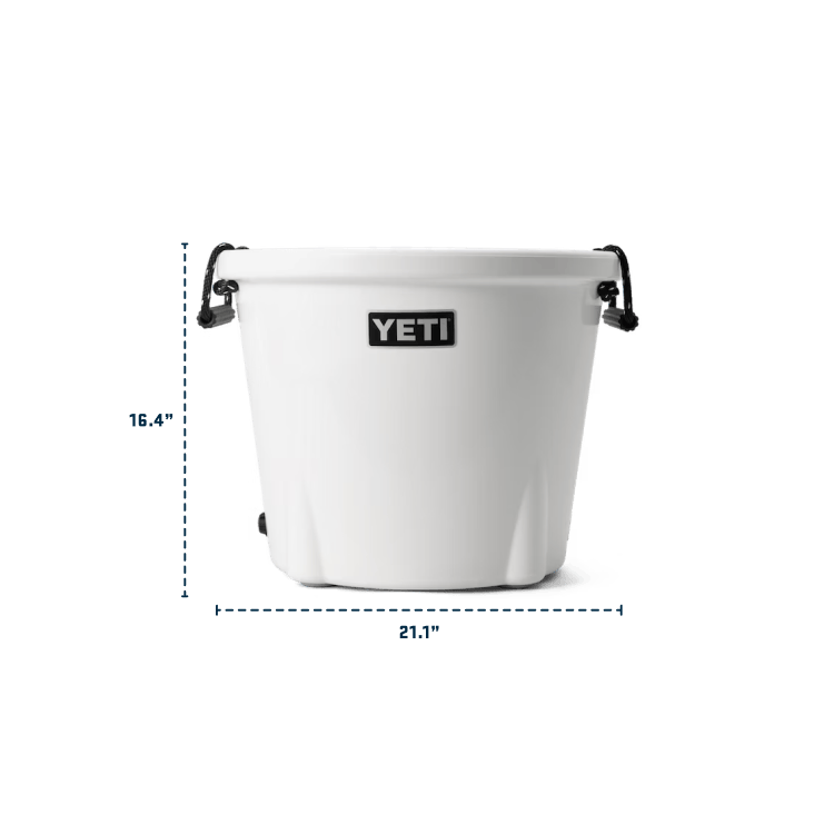 Yeti Tank® 45 Ice Bucket Tank 45 hard cooler white exterior mobile yeticoolershop.com