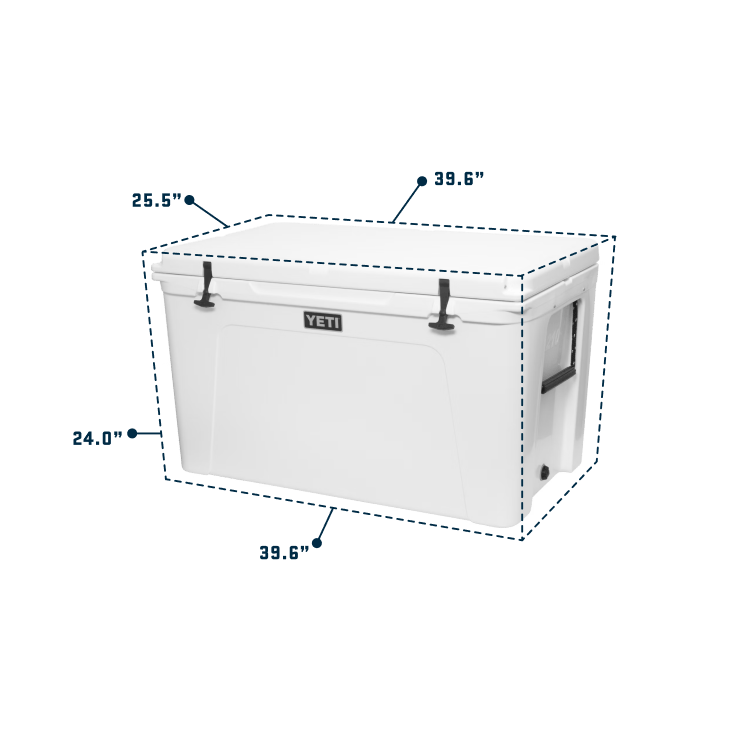 YETI Tundra® 210 Hard Cooler Tundra 210 hard cooler white exterior mobile yeticoolershop.com