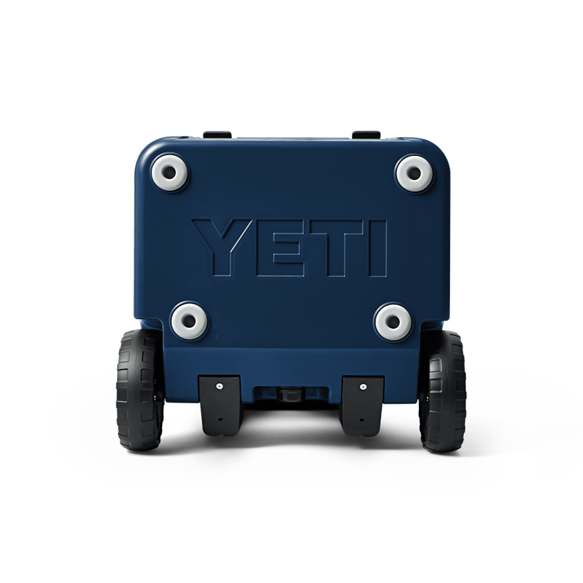 YETI Roadie® 48 Wheeled Cooler W 220022 site studio Hard Coolers Roadie 48 Navy Bottom 6831 Primary B 2400x2400 yeticoolershop.com