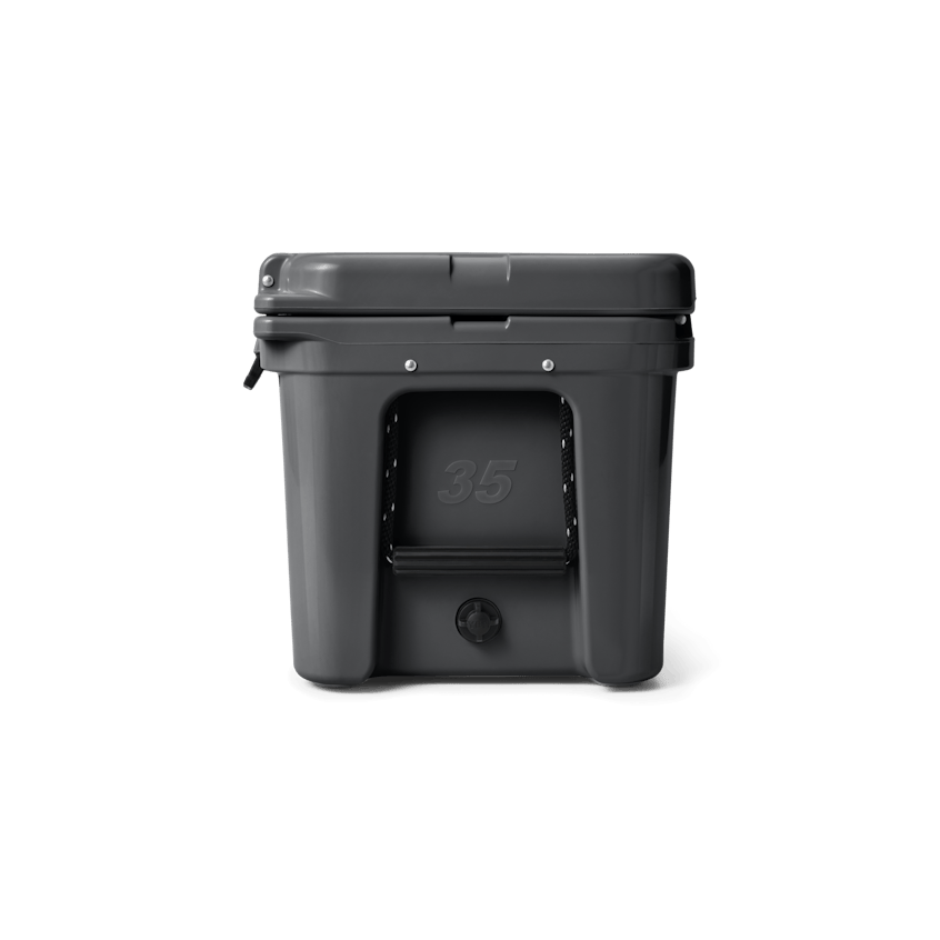 YETI Tundra® 35 Hard Cooler W 220078 1H23 Color Launch site studio Hard Coolers Tundra 35 Charcoal Side 3485 Primary B 2400x2400 yeticoolershop.com