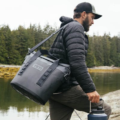 YETI Hopper® M15 Tote Soft Cooler W 22014 PDP Product Overview Lifestyle M15 P5 2x YETI Cooler Shop