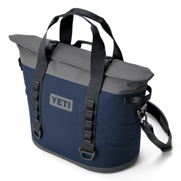 YETI Hopper® M30 Tote Soft Cooler W Hopper M30 Navy 3qtr Closed 1996 B YETI Cooler Shop