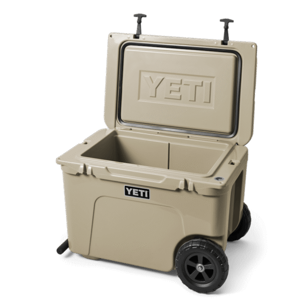 W Tundra Haul Tan 3qtr Handle Down Lid Up 3387 B YETI Cooler Shop YETI Cooler Shop