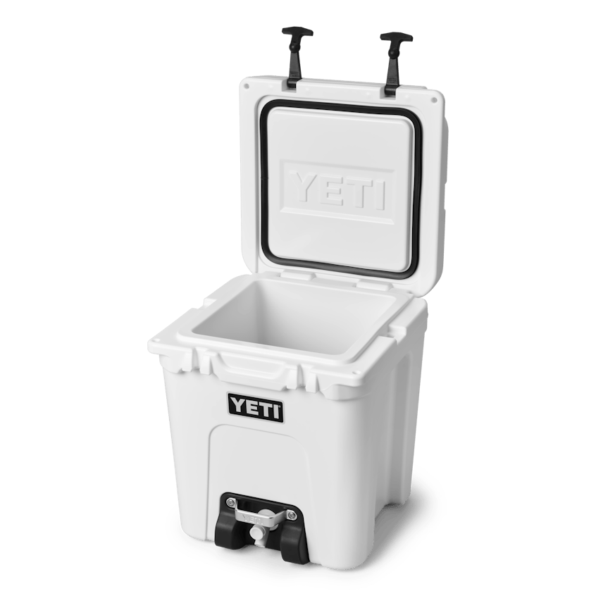 YETI Silo® 6G Water Cooler W site studio cooler capacity Silo 6G White 3qtr Open 3269 Primary B 2400x2400 yeticoolershop.com