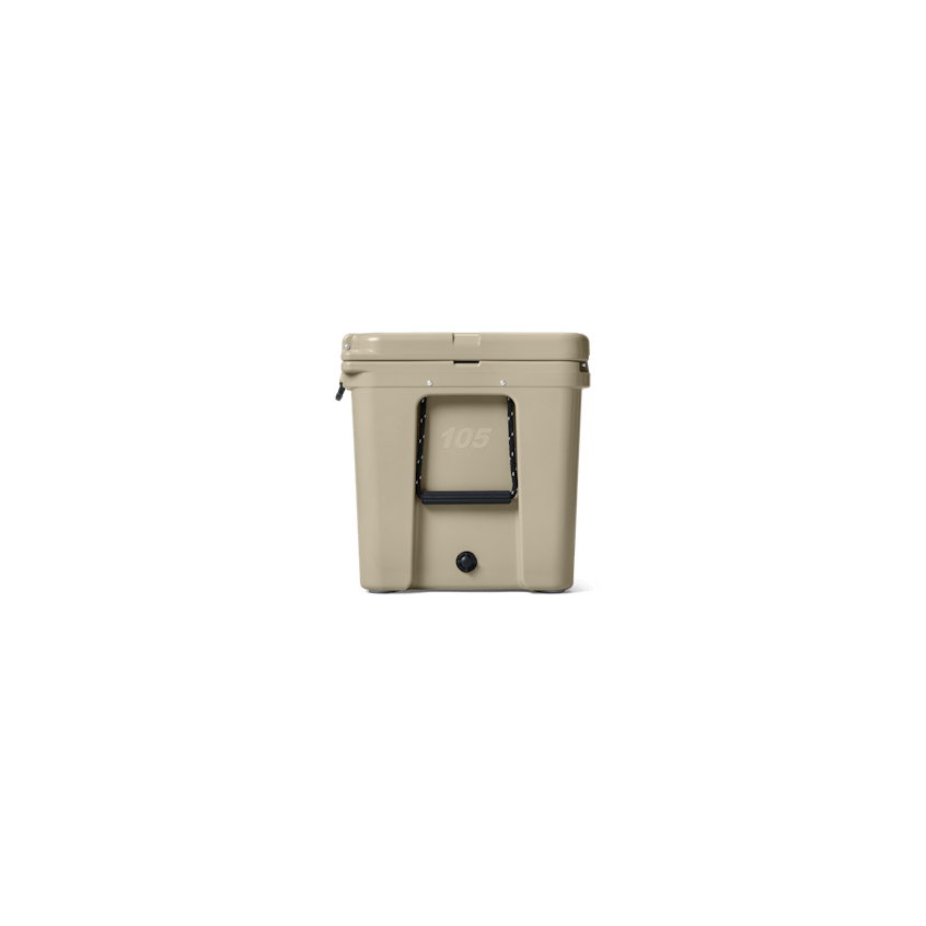 YETI Tundra® 105 Hard Cooler W site studio cooler capacity Tundra 105 Tan Side 3100 Primary B 2400x2400 yeticoolershop.com YETI Tundra® 105 Hard Cooler W site studio cooler capacity Tundra 105 Tan Side 3100 Primary B 2400x2400 yeticoolershop.com
