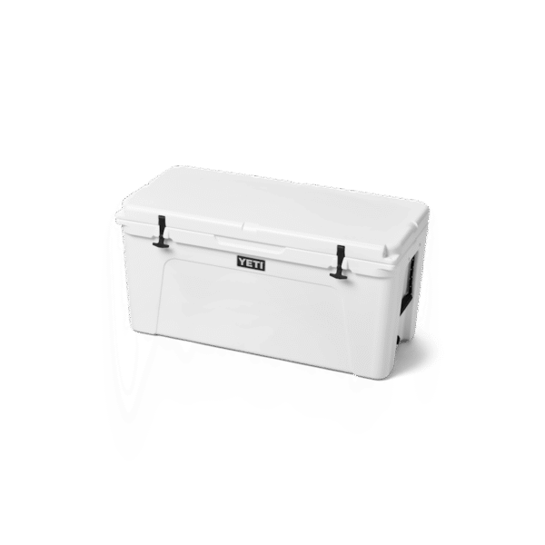 YETI Tundra® 125 Hard Cooler W site studio cooler capacity Tundra 125 White 3qtr Lid Down 3145 Primary B 2400x2400 yeticoolershop.com