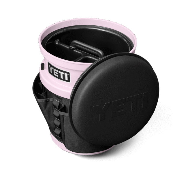 The Fully-Loaded Bucket  With Black Swivel Seat site studio cargo Loadout Bucket Swivel Seat Black on Cherry Blossom 3qter Loaded 10534 B Primary 2400x2400 YETI Cooler Shop