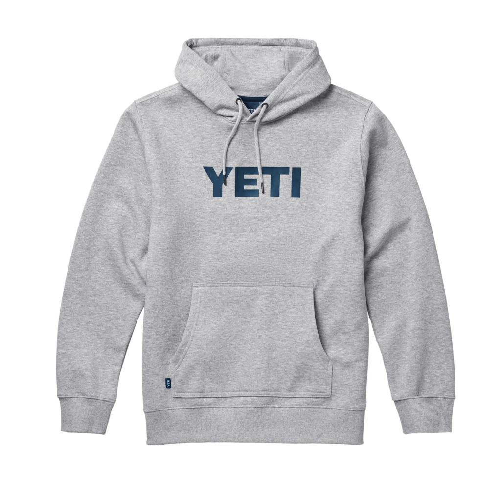 Close up detail of the premium hoodie design and fabric quality