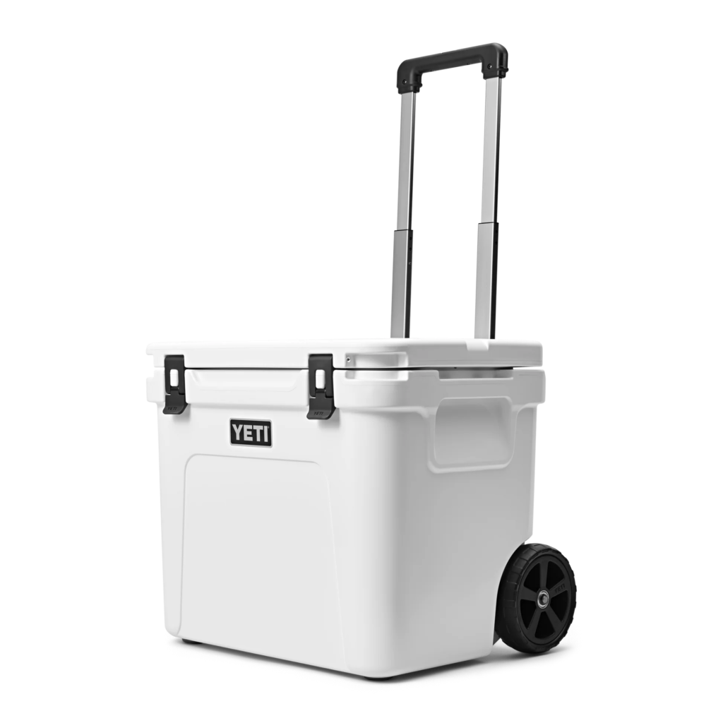 Close up of heavy duty insulation inside the roadie 60 portable ice chest