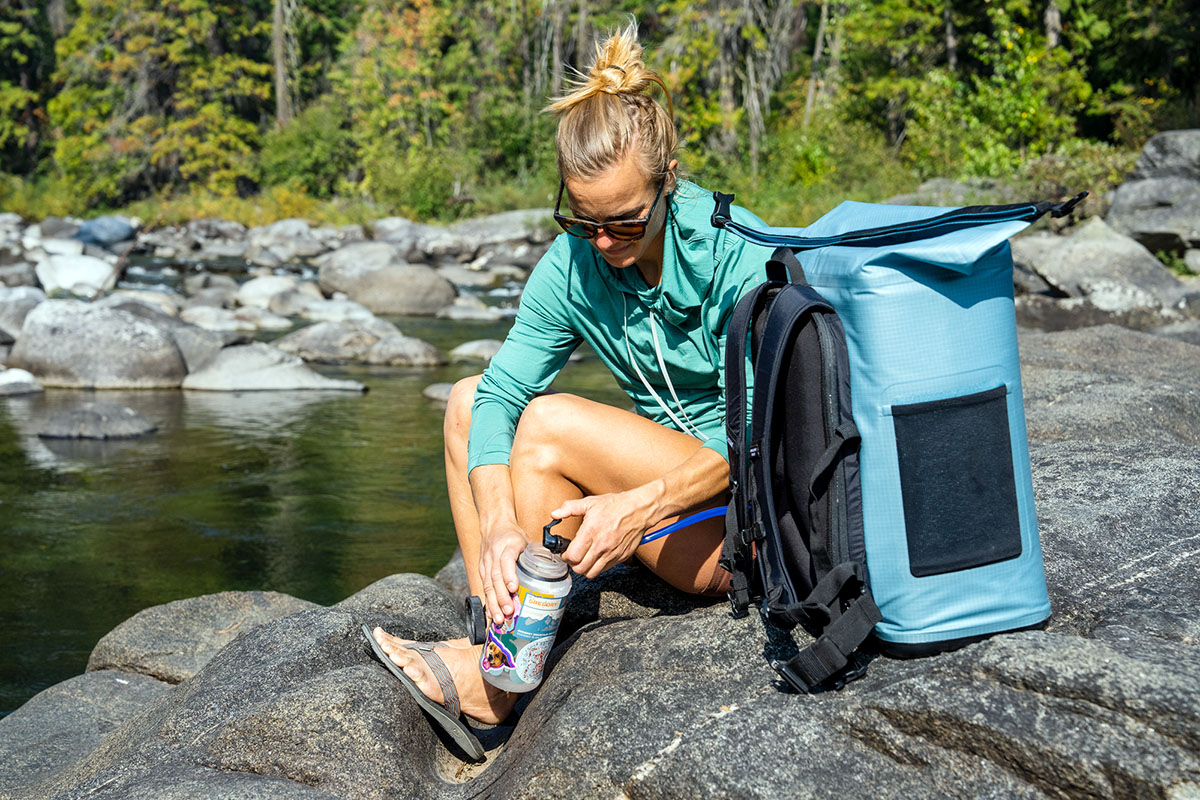 Real world testing showing how long does ice last in yeti cooler during a summer camping trip.