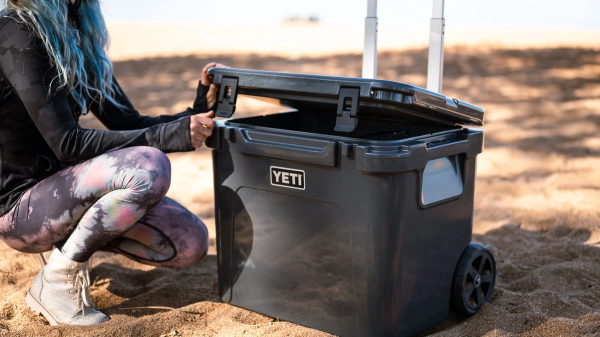 YETI 60 QT Cooler Built for Camping Fishing and Road Trips