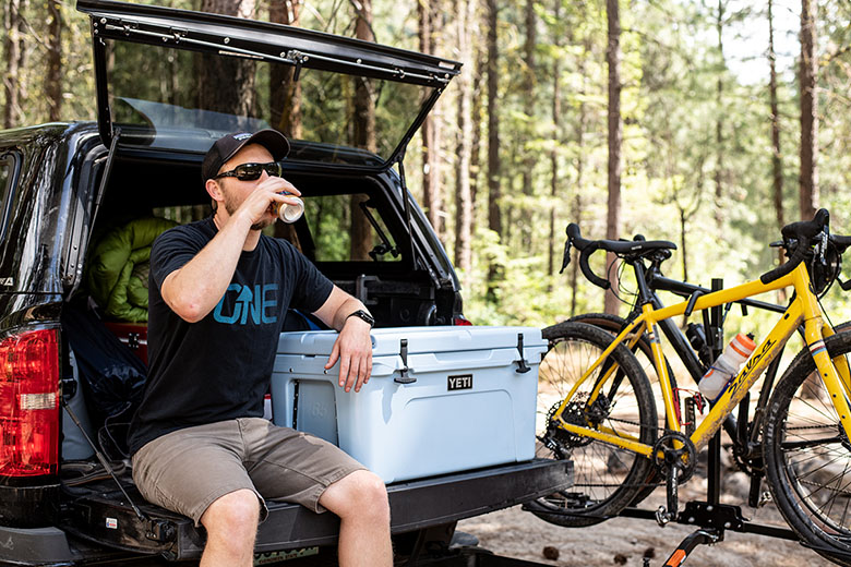 Durable hard coolers at authorized retailers and stores that sell YETI coolers for camping trips